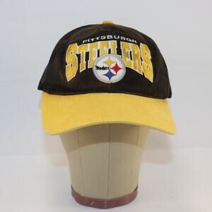 Vintage 90s Starter Pittsburgh Steelers Hat “The Right Hat”‎ NFL Strapback